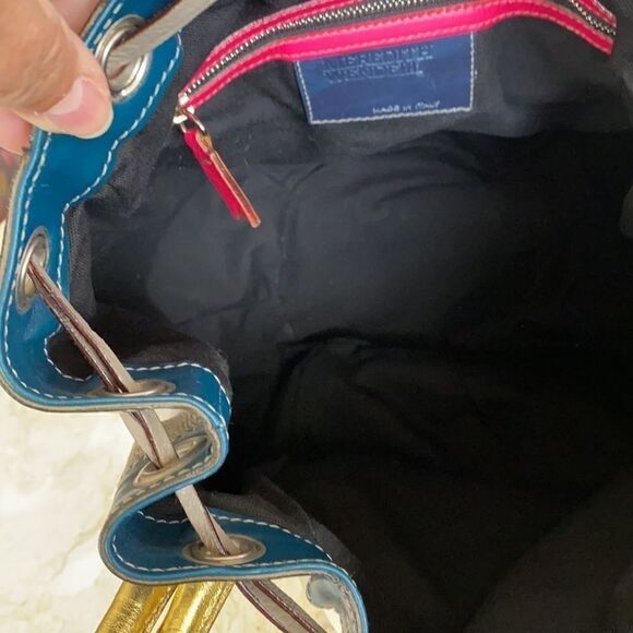 Rare Meredith Wendell Leather Bucket Bag - Picture 11 of 12